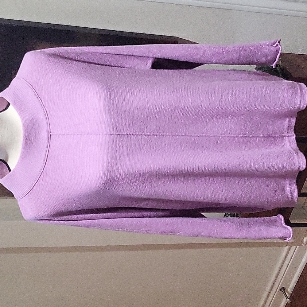 Eileen Fisher Lilac Cowl Neck Sweater
